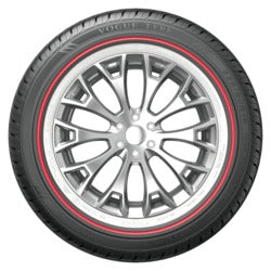 Custom Built Radial Red Stripe