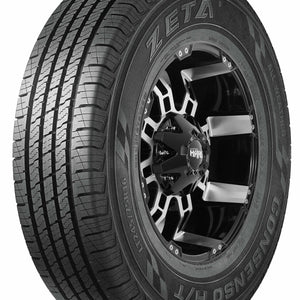 Zeta Consenso H/T 275/55R20 all-season light truck/SUV tire — left-side sidewall and tread close-up