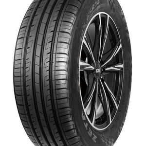Zeta Verdant 185/70R14 all-season passenger tire — left-side sidewall and tread close-up