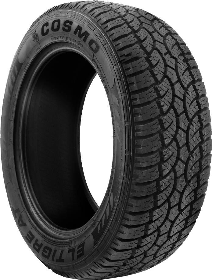 Cosmo EL Tigre AT 35x12.50R17 all-terrain LT/SUV tire — left-side full profile and tread view