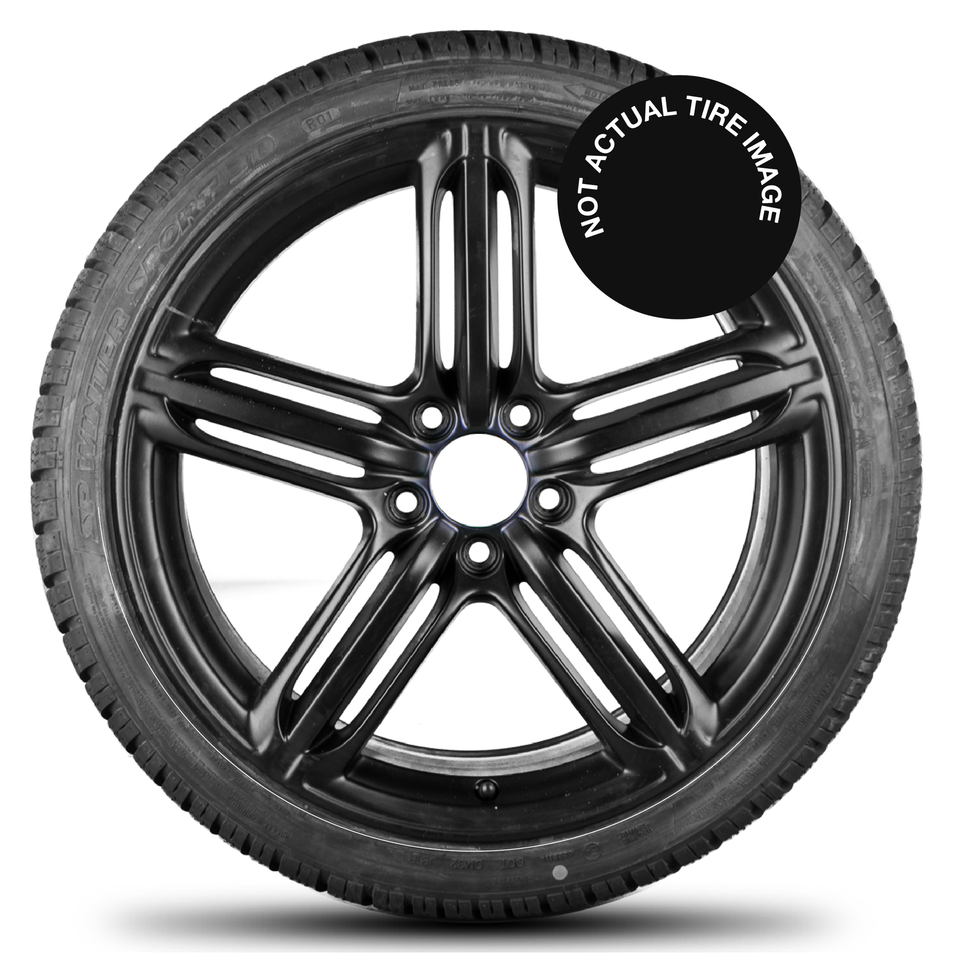 Cosmo El Jefe Van 155R12C V—placeholder wheel photo; badge reads ‘NOT ACTUAL TIRE IMAGE’ on white.