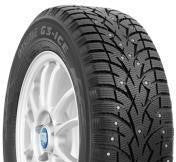 Top-down close-up of the Toyo Observe G3-ICE 245/70R17 tread with fine 3D sipes, U-shaped blocks and wide grooves designed for grip on icy, slushy roads.